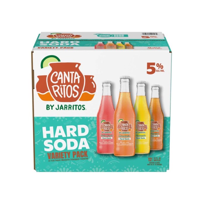 Canta ritos hard soda nutrition facts