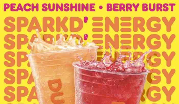 Sparkd energy dunkin nutrition facts