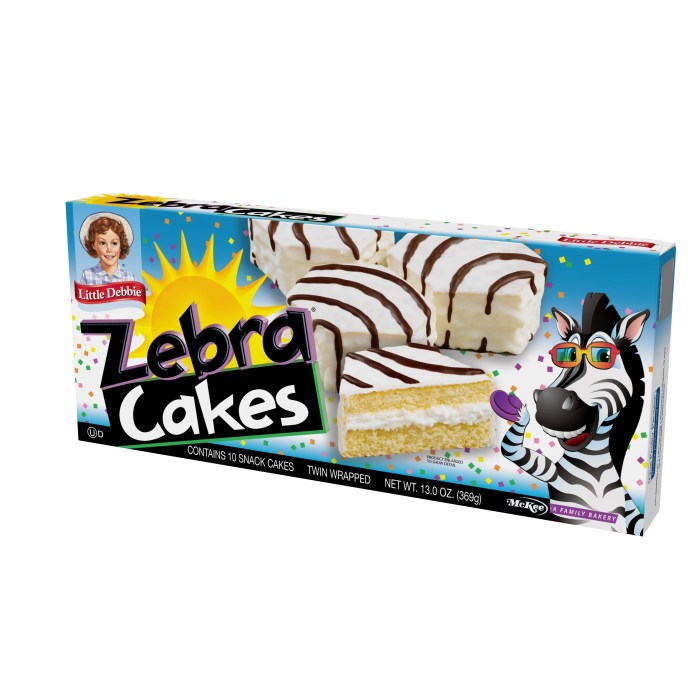 Zebra cake nutrition facts