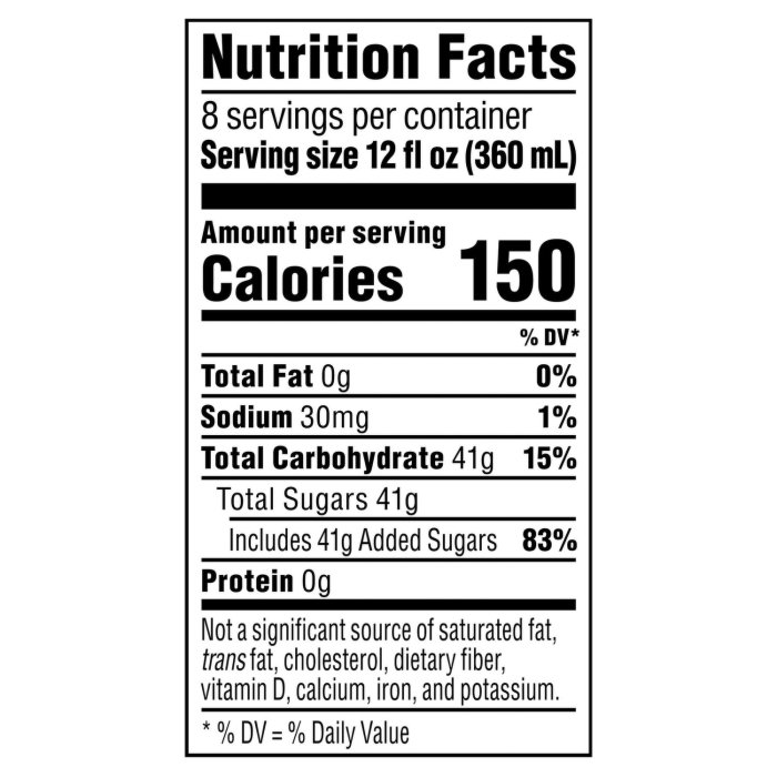 2l pepsi nutrition facts