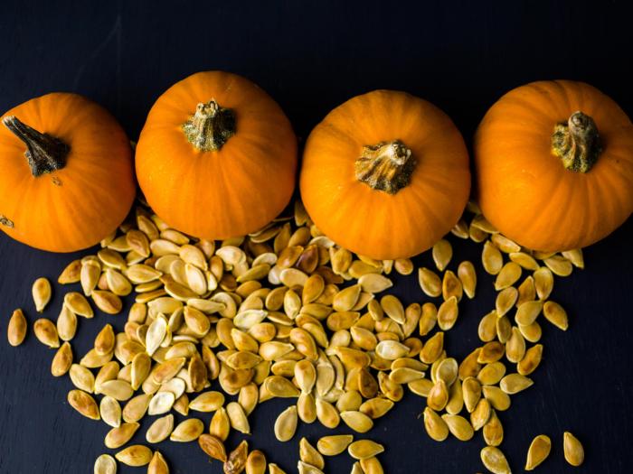 Seeds pumpkins harvest